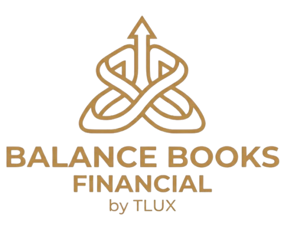 Balance Books Financial Emblem